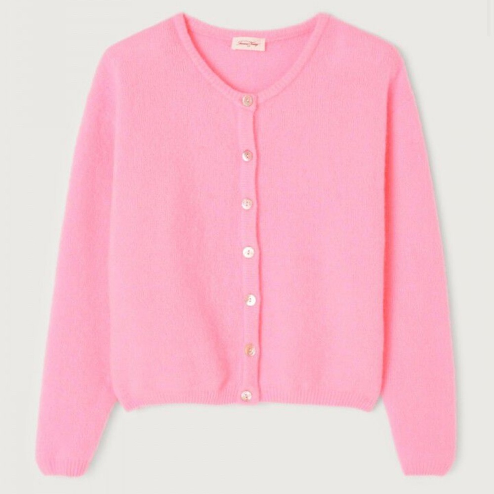 NWOT American Vintage Cardigan Vitow in Melange Rose